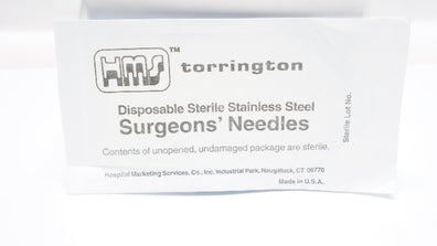 HMS 7-718-4 Torrington Surgeons' Ndles. 1/2 Circle Taper PT - Pack of 2